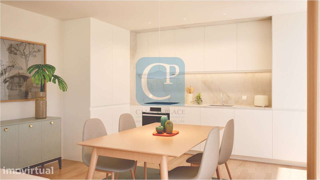 Apartamento T1 em construção, no Empreendimento Matosinhos Sea Living - Grande imagem: 3/7
