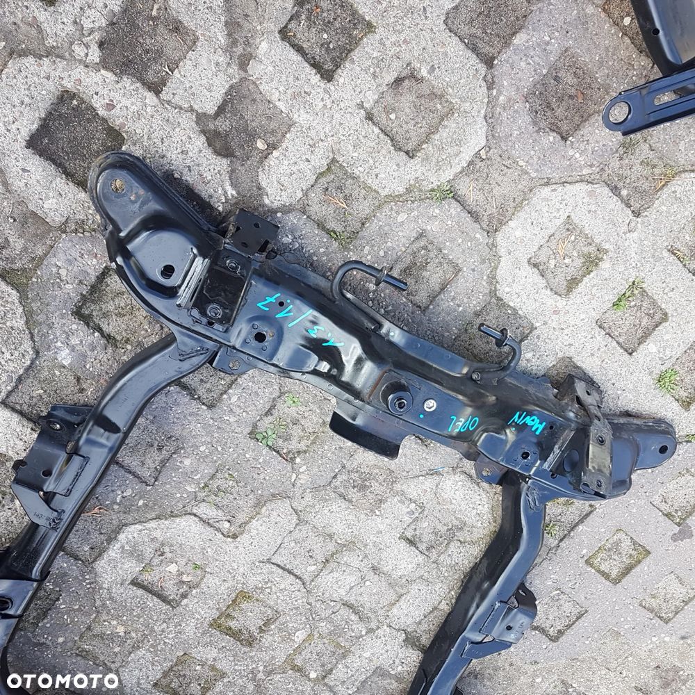 sanki rama wózek kołyska belka trawers opel meriva A corsa c combo c diesel 1.3 1.7 zdrowe oryginal nie malowane - 16