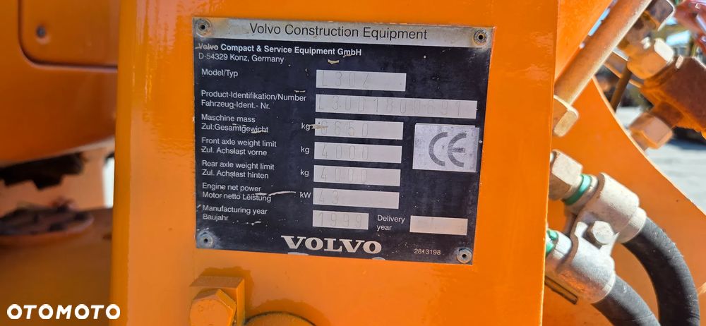 Volvo <<Ładowarka Volvo L30, 1999r, opony 90%dobre,łyżka+widły, z Niemiec>> - 19