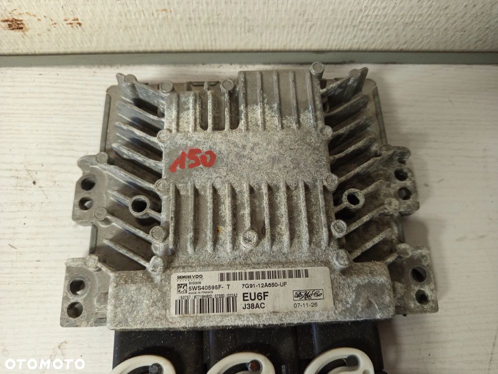 MODUL STEROWNIK SILNIKA ECU FORD MONDEO MK4 IV 7G91-12A650-UF - 4