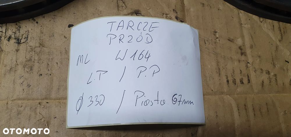 Tarcze hamulcowe przód przednie Mercedes ML W164 - 8