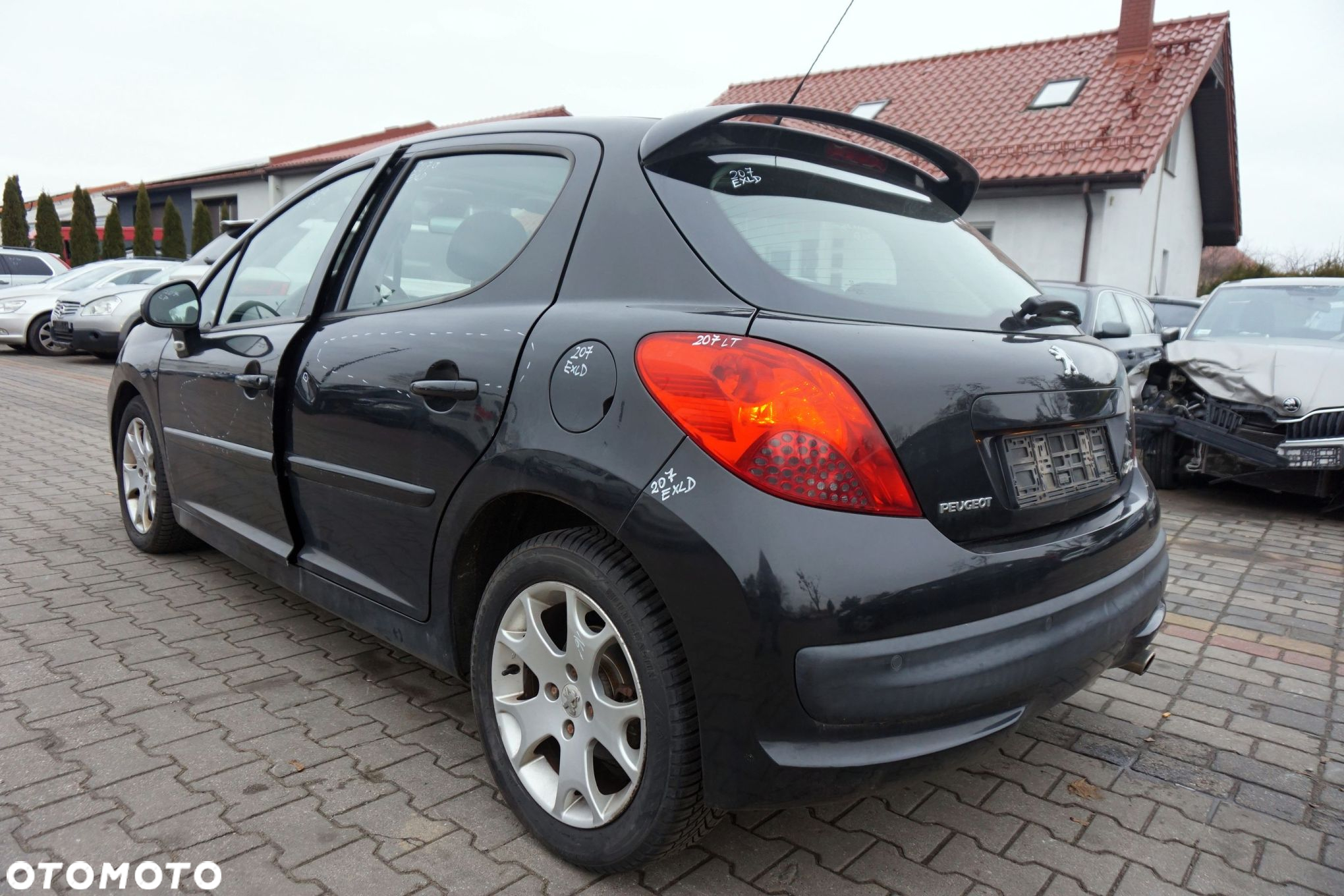 PEUGEOT 207  5D HB 2008 EXLD 1.6 VTI EP6 120KM 20CQ74 CZARNY na części - 3
