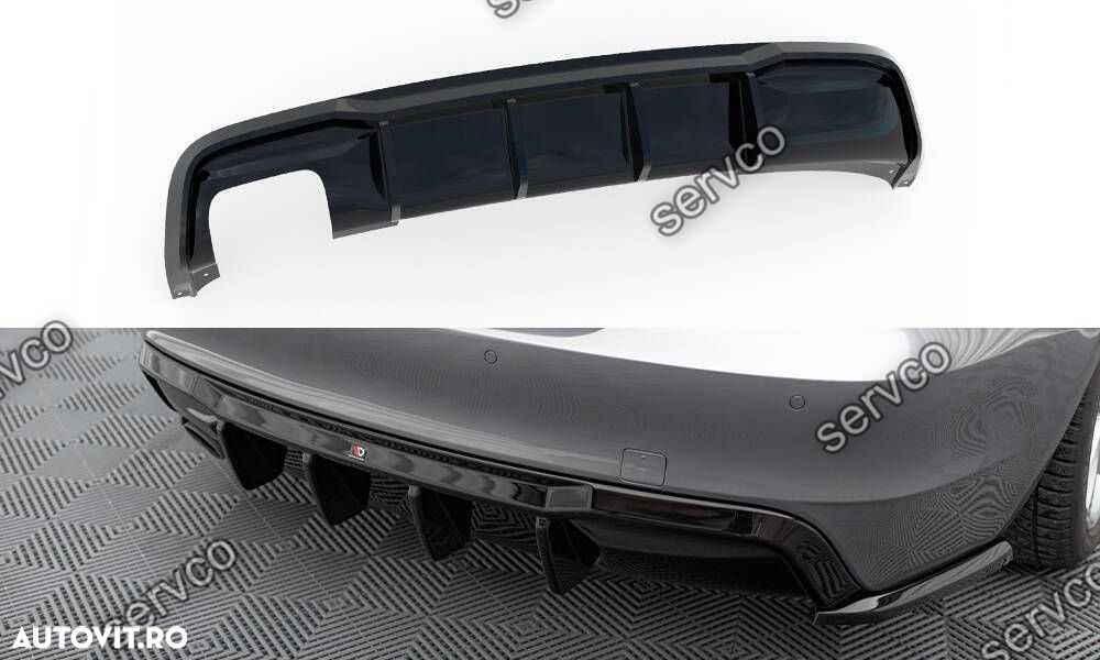 Difuzor bara spate Bmw Seria 1 M-Pack E82 2007-2011 v5 Maxton Design - 1
