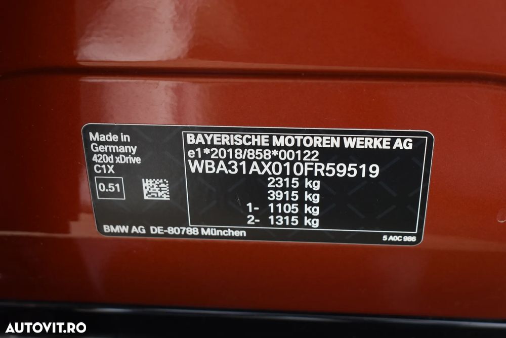 BMW Seria 4 420d xDrive AT MHEV - 34