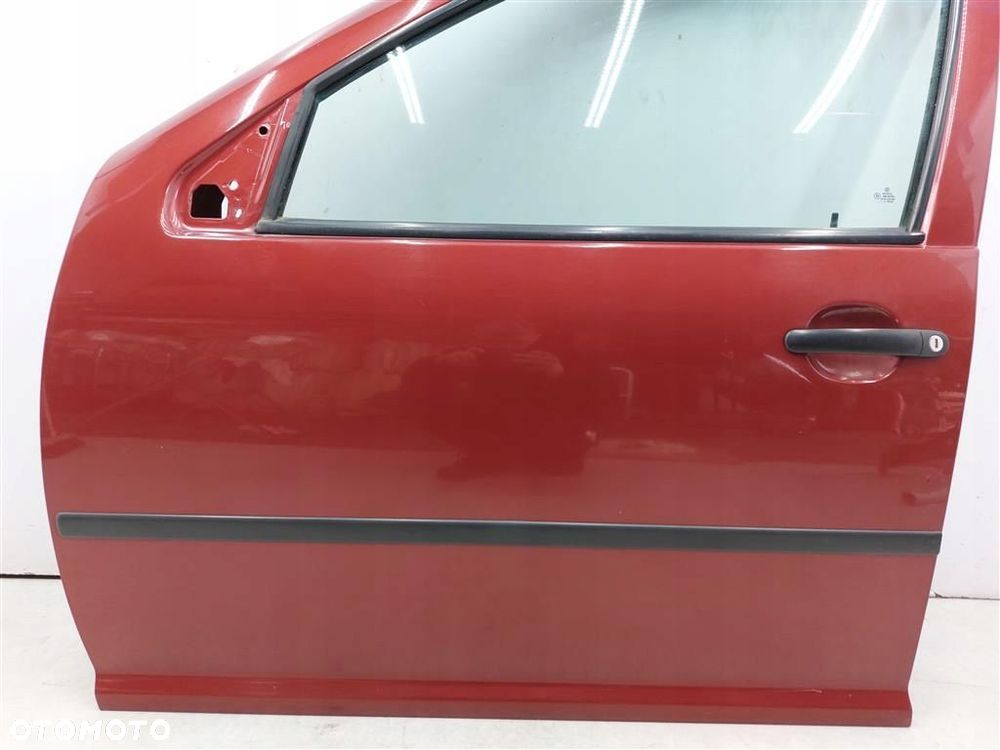 Drzwi przednie lewe przód VW Golf IV 1997-2003 LC3K CZERWONE 5 DRZWI - 2