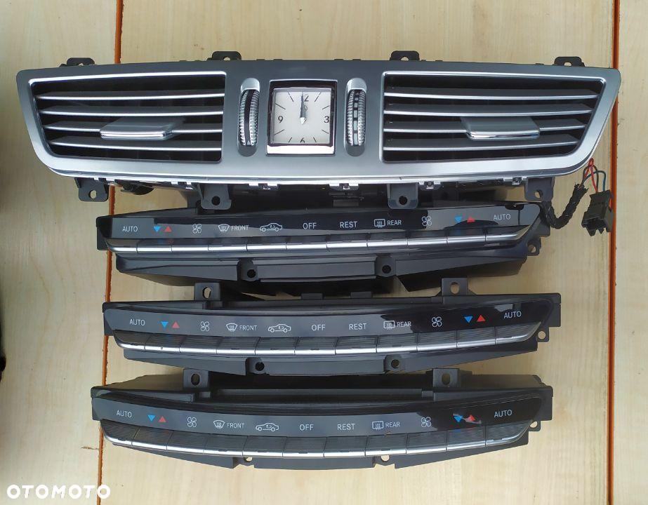 mercedes s 221 cl 216 panel zegarek kratka panel klimatyzacji ramka dekor - 3