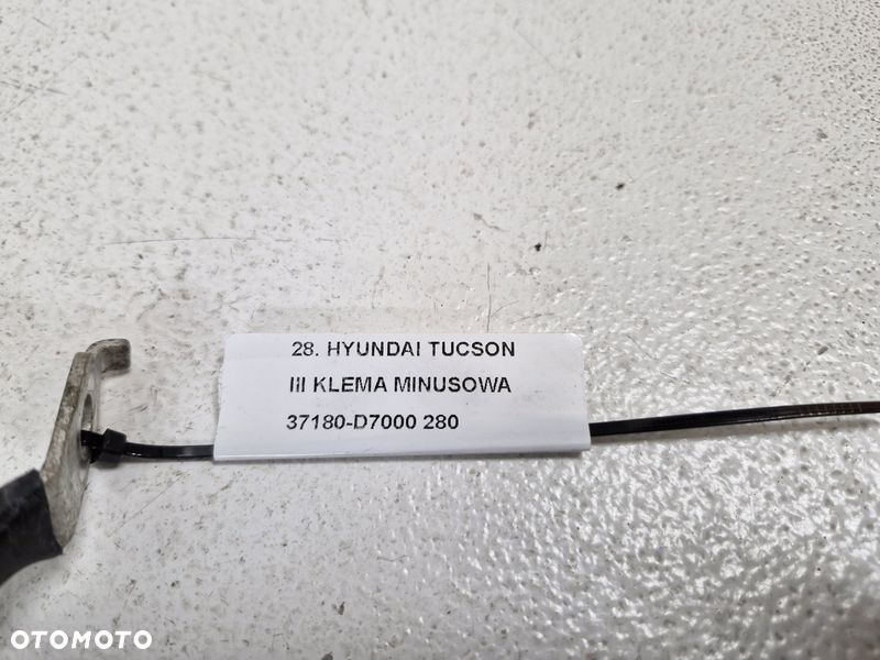 HYUNDAI TUCSON 3 III KLEMA MINUSOWA 37180-D7000 - 2