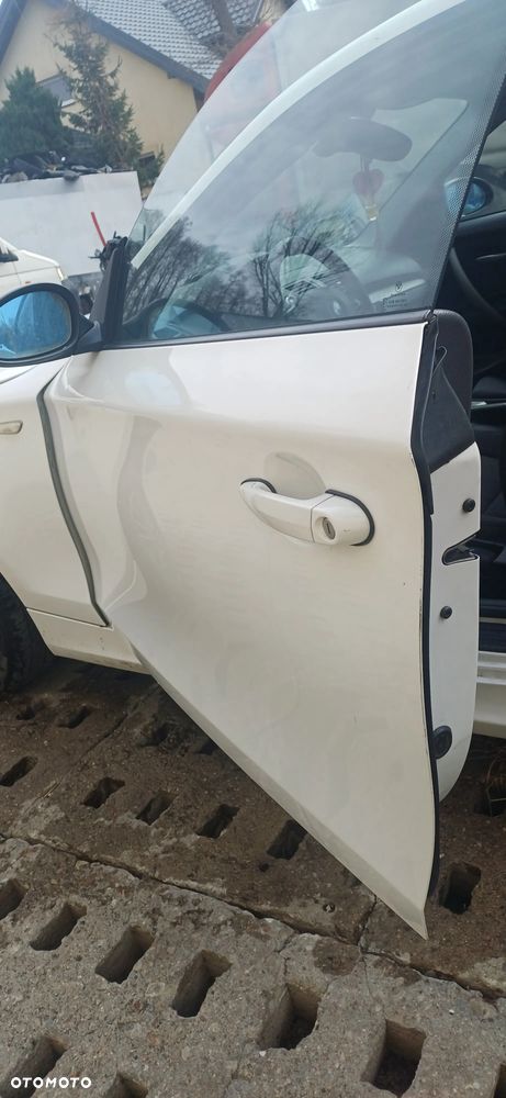 DRZWI LEWE PRAWE BMW 1 E81 E82 E88 300 Alpinweiss III PRZEDNIE PRZÓD - 12