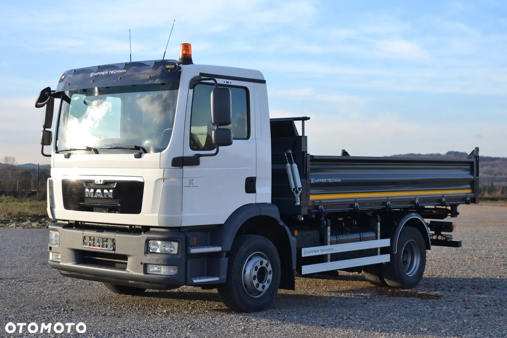 MAN TGM 15.250 15.290 Nowy 3-stronny WYWROT Kiper WYWROTKA Blokada mostu Manual Klima Ładowność 8760 - 9