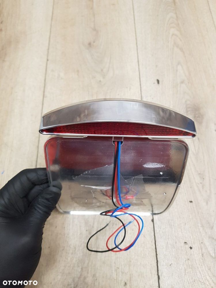 Uchwyt tablicy lampa tył Harley Chopper Cruiser Custom - 6