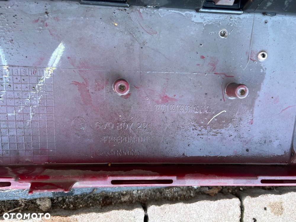 ZDERZAK PRZÓD PRZEDNI SKODA FABIA III 3 6V 6V0 14- - 6