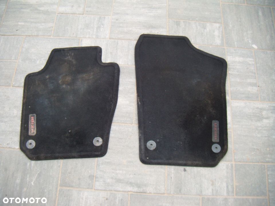 seat ibiza 4 6j 08r dywaniki przód welurowe oryginał - 1