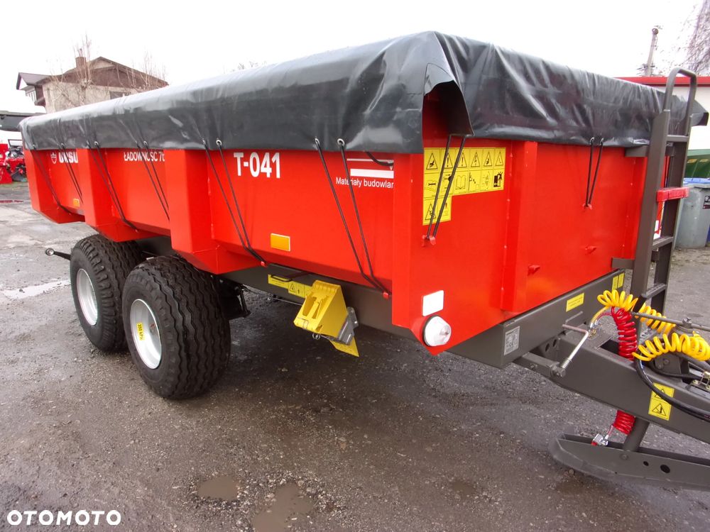 Pronar Przyczepa budowlana-skorupowa PRONAR T-679/2-12t, T679/3-10t, T679/4M-8,5t, T679/4MN-8,5t- Ursus T-041 - ładowność 7-ton, Kellfri 23-D60 - 6-ton, Kellfri 23-D90 - 9-ton - 35