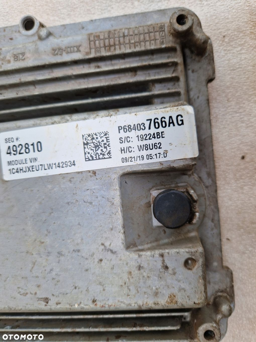STEROWNIK KOMPUTER SILNIKA JEEP WRANGLER JL - 4