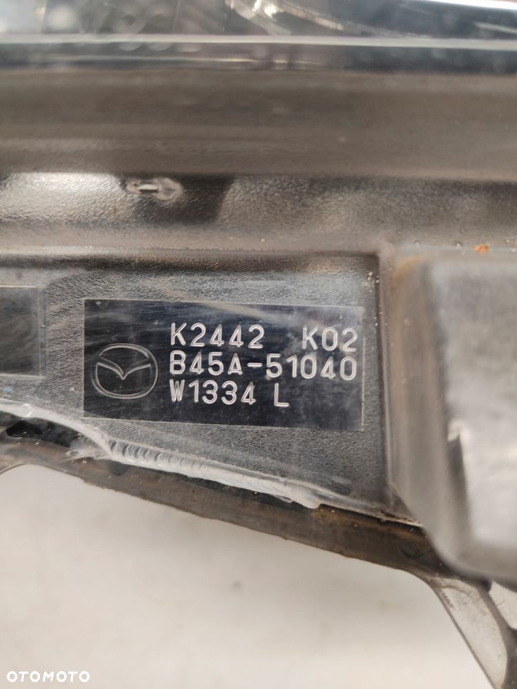 mazda 3 iii lewa lampa przód soczewka sedan 13-17 b45a-51040 - 5