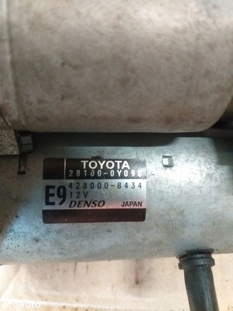 Toyota Yaris III 1,33 rozrusznik 28100-0Y090 - 4