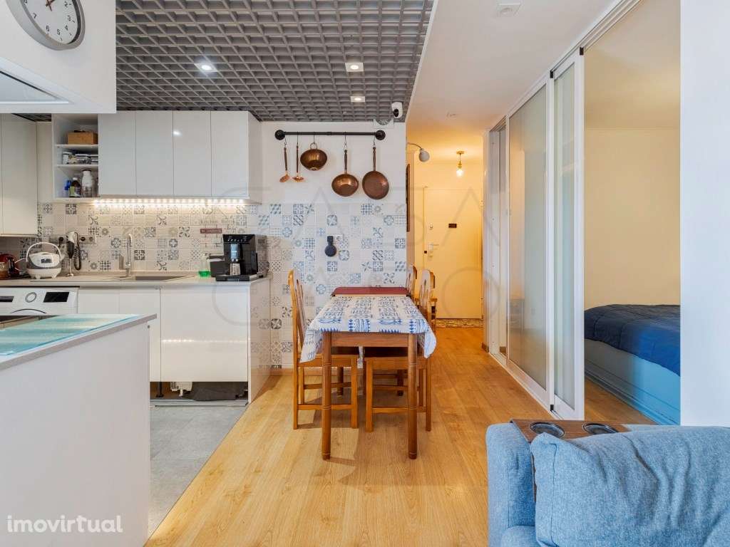 Apartamento T1 na Aranguês com vista única sobre o rio e cidade! - Grande imagem: 5/25