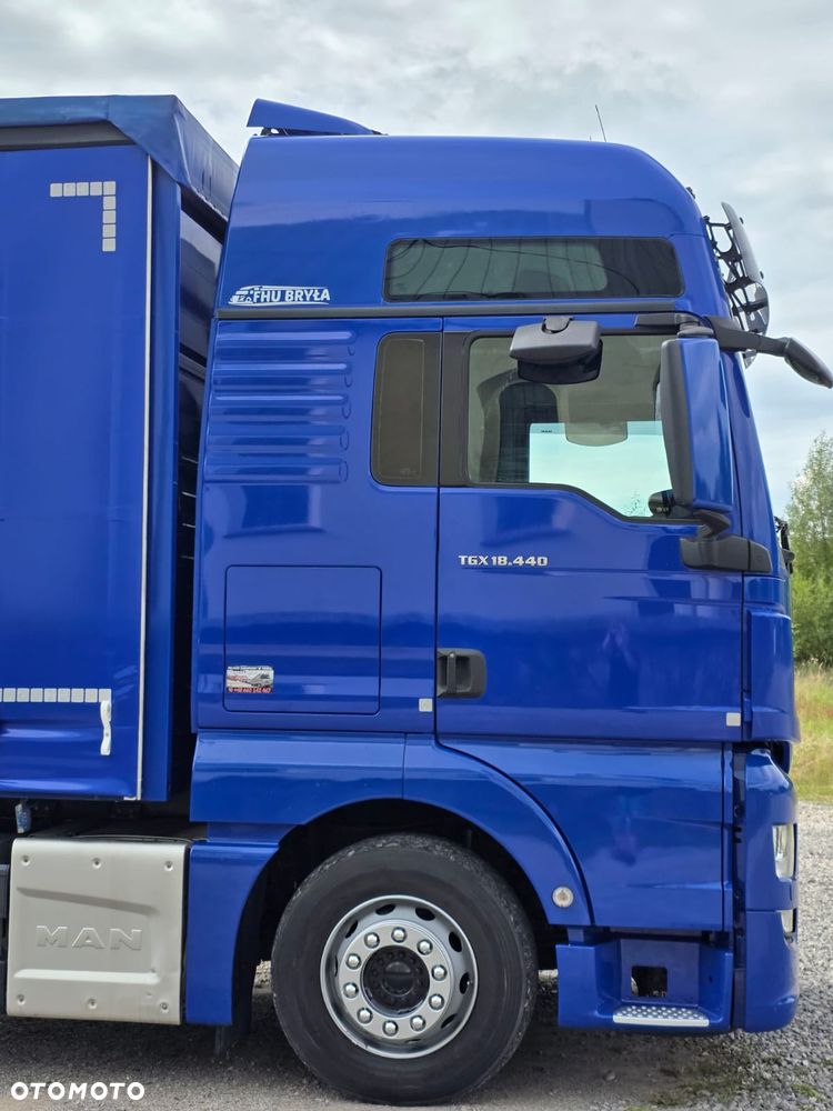 MAN TGX 18.440 / FIRANKA / NISKI PRZEBIEG  / 20 EURO PALET / SPROWADZONY / E6 / AUTOMAT / LODÓWKA / KAMERA / WINDA / DUŻA KABINA / SILNIK 13 LITRÓW - 8