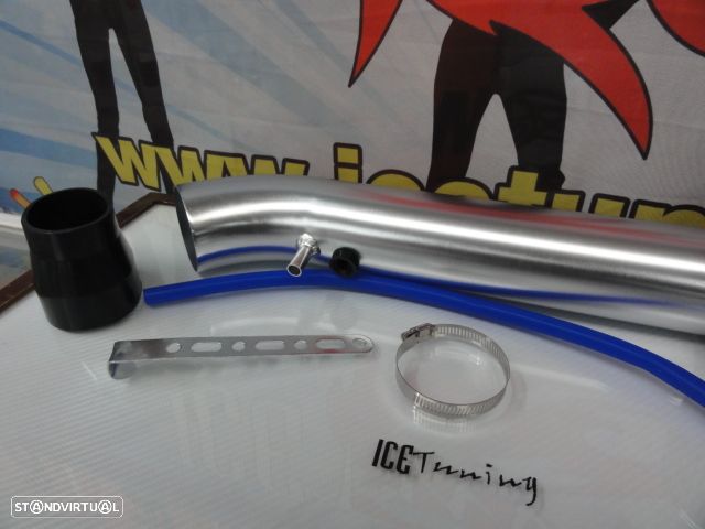 Kit admissão direta com tubo em alumínio + filtro de ar para Honda civic 92-00 (EG, EH, EJ, EK) - 3