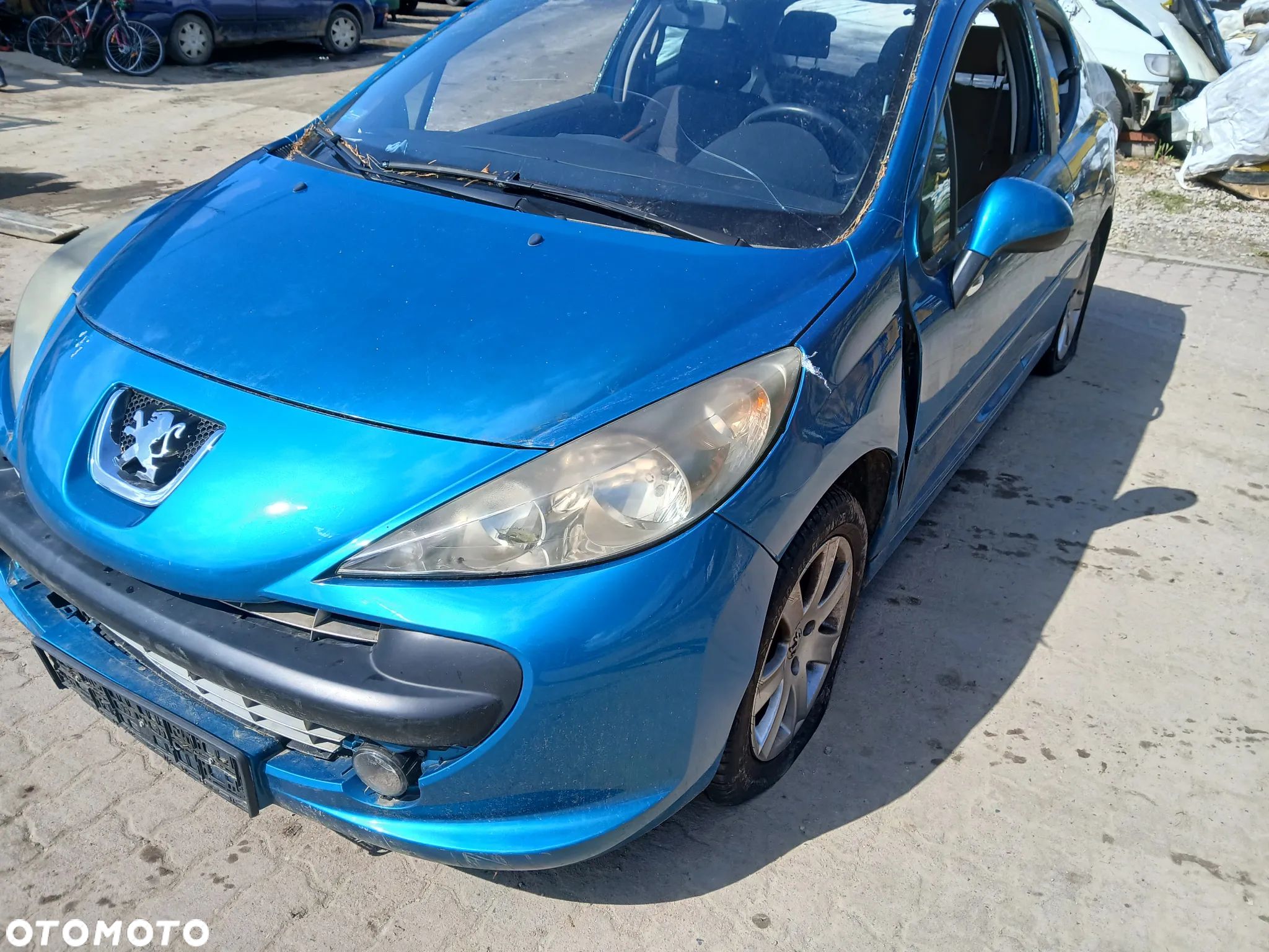peugeot 207 KMU maska pokrywa silnika klapa bagażnika zderzak lampa reflektor pas przedni stop - 1