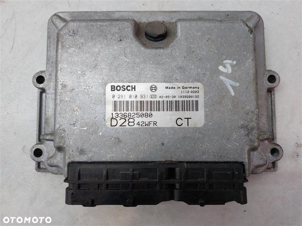 Komputer sterownik silnika Fiat Ducato II 1994-2006 2,8 D 1336825080 - 1