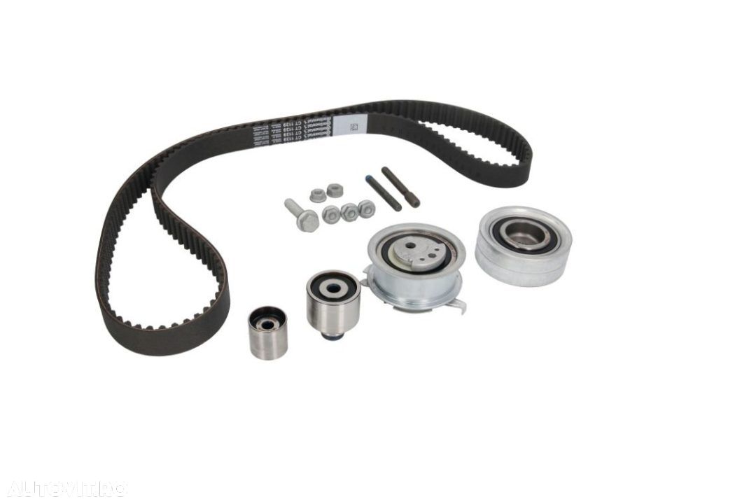 Set curea de distributie CONTINENTAL Volkswagen Crafter, CADDY, GOLF, JETTA, PASSAT, POLO, SHARAN, TIGUAN, TOURAN, TRANSPORTER V-VI 2005 - 2018 Cod CT1139K2 Piesa Noua - 1