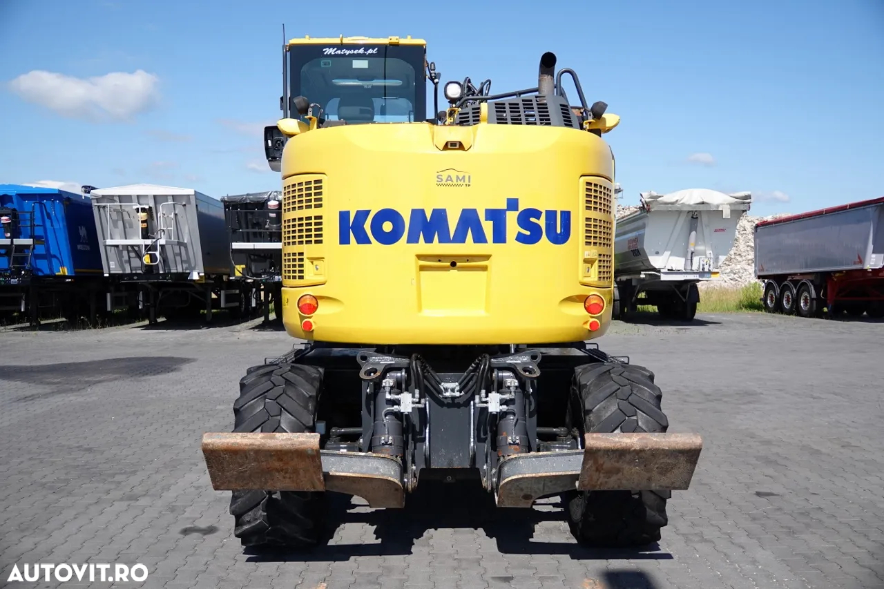 Komatsu PW 118 MR / EXCAVATOR PE ROȚI / 2019 / ROTARE ÎN ȘI ÎNĂLȚIME / CAMERĂ / CONTRACT DE SERVICE POST-SERVICE - 9
