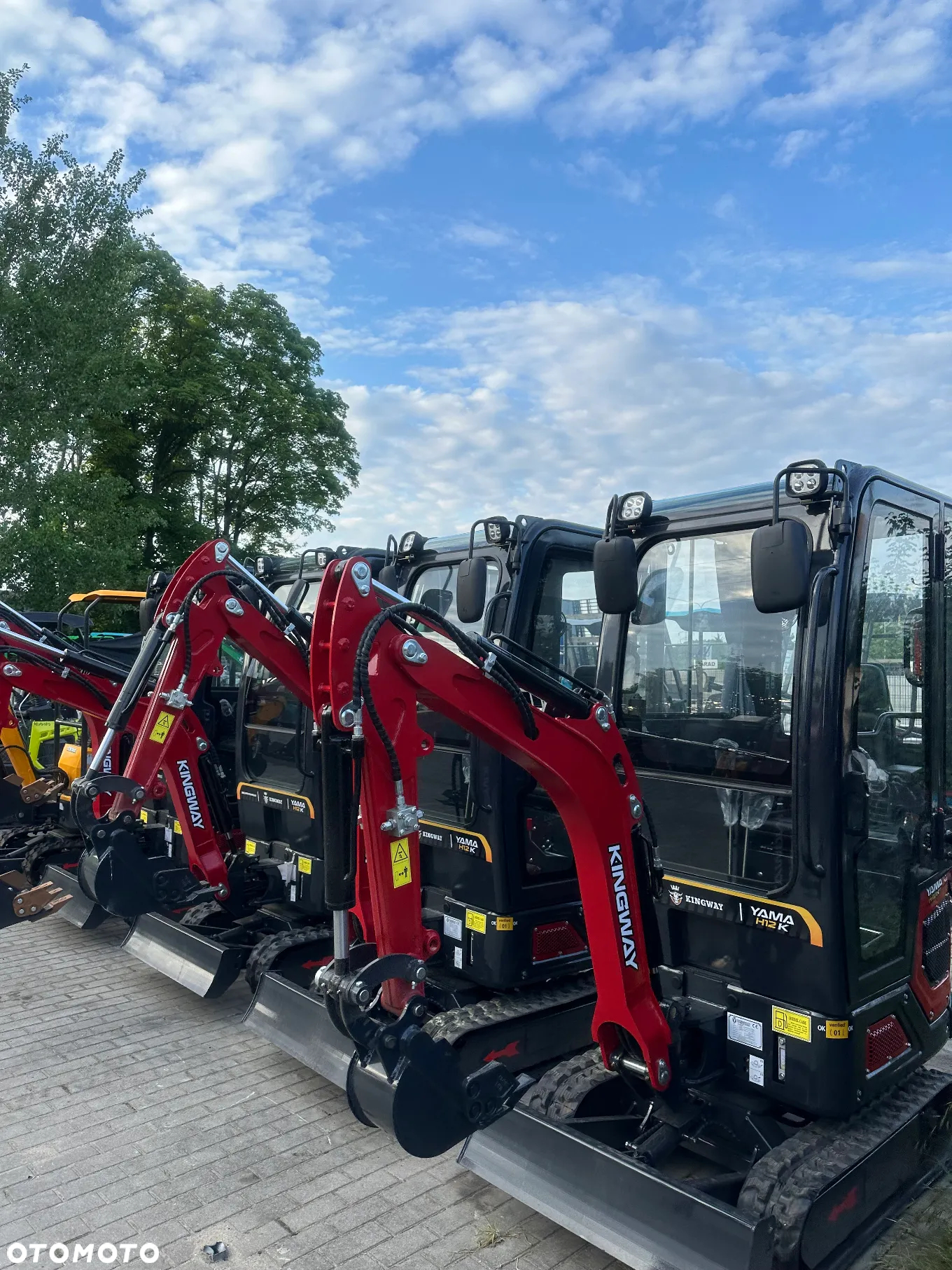 Kingway YAMA H12K Kabina Chłodnica Joistick 1200kg Ramię SKR + 3 łyżki - 25