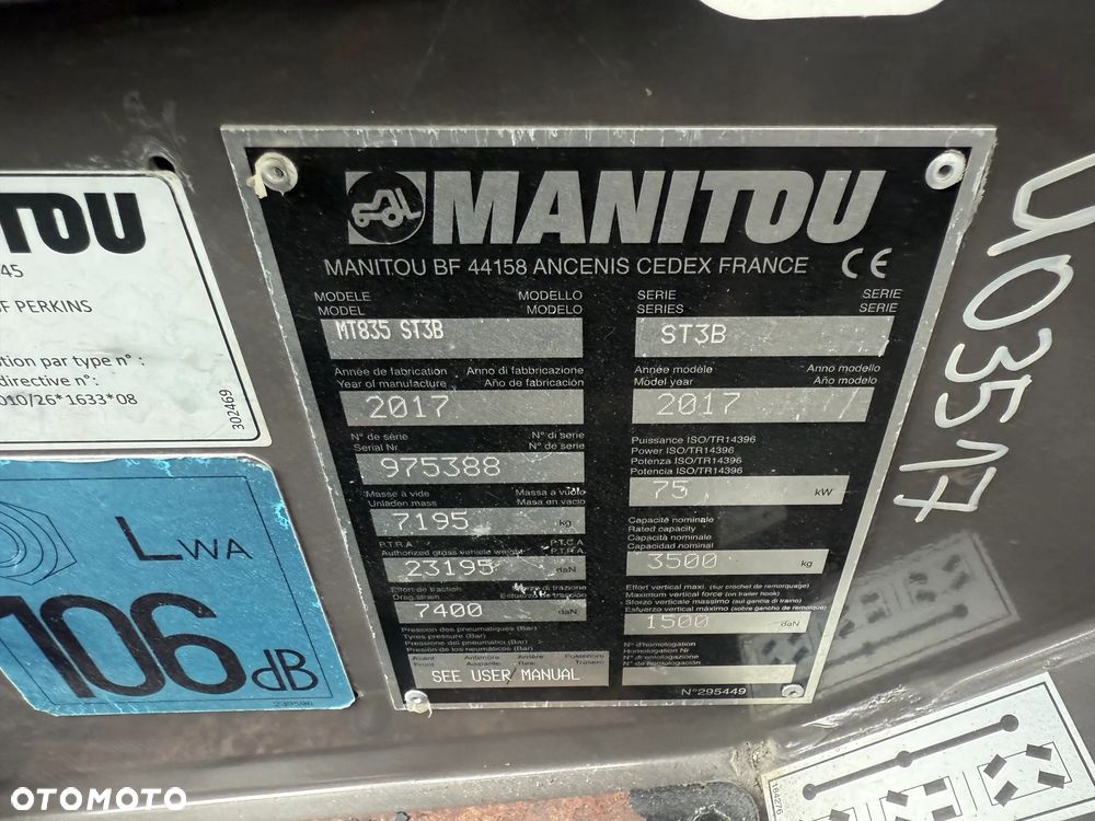 Manitou MT835 ST3B - 30