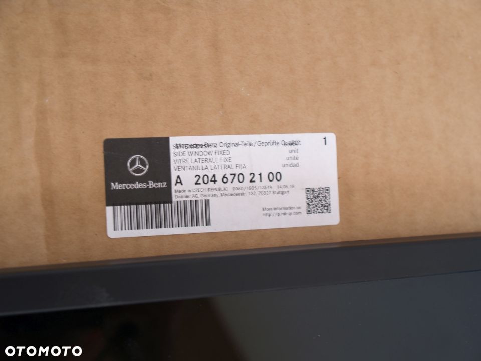 Mercedes GLK Szyba lewa tylna lewy tyl 08-15r - 5