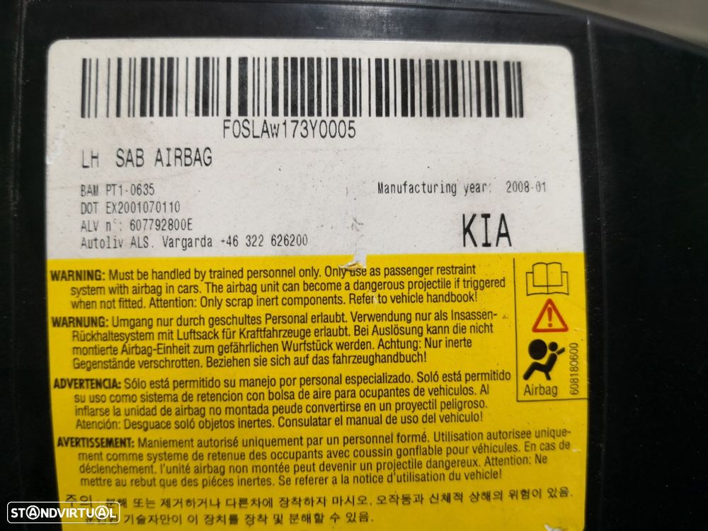Airbag Banco Esq Kia Ceed Sw (Ed) - 2
