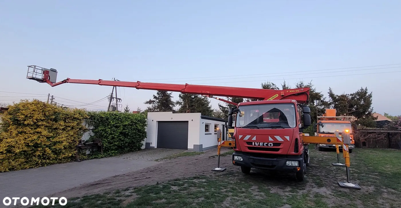 Iveco podnośnik koszowy 30 m Palfinger P300 KS Wumag WT zwyżka Ruthmann Bison TKA - 11