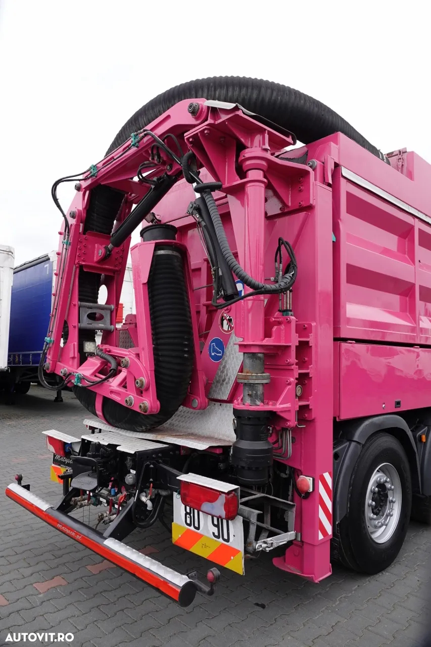 MAN TGS 35.480 / 8X4 / ÎNCĂRCĂTOR VACUM / WUKO / MTS SAUGBAGGER / RADIO CONTROL / - 19