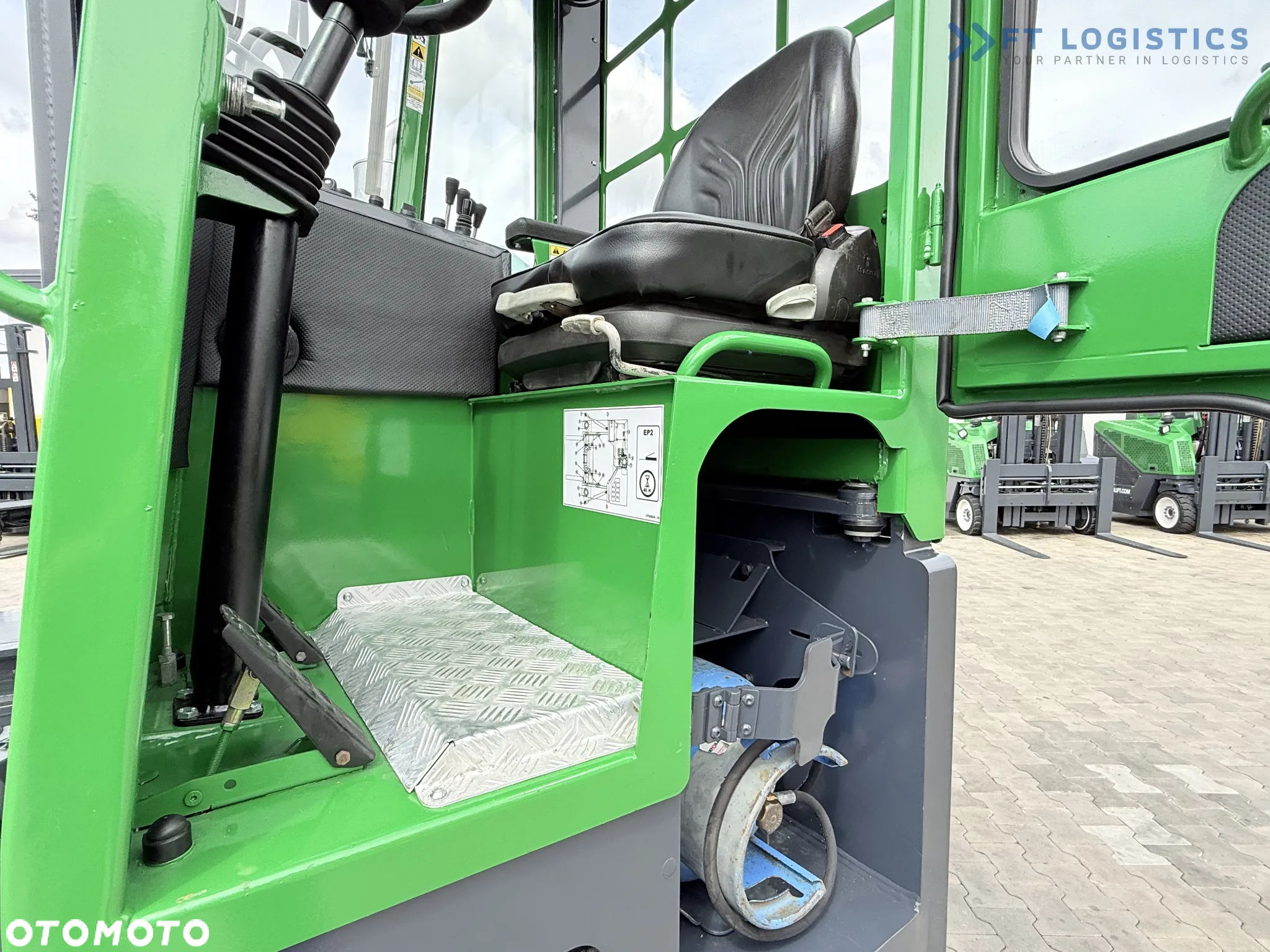 Combilift C8000 / GAS / DUPLEX - 4700MM / POZYCJONER / WOLNY SKOK / PEŁNA OGRZEWANA KABINA / JEDYNIE 5141H / STAN - JAK NOWY! - 13