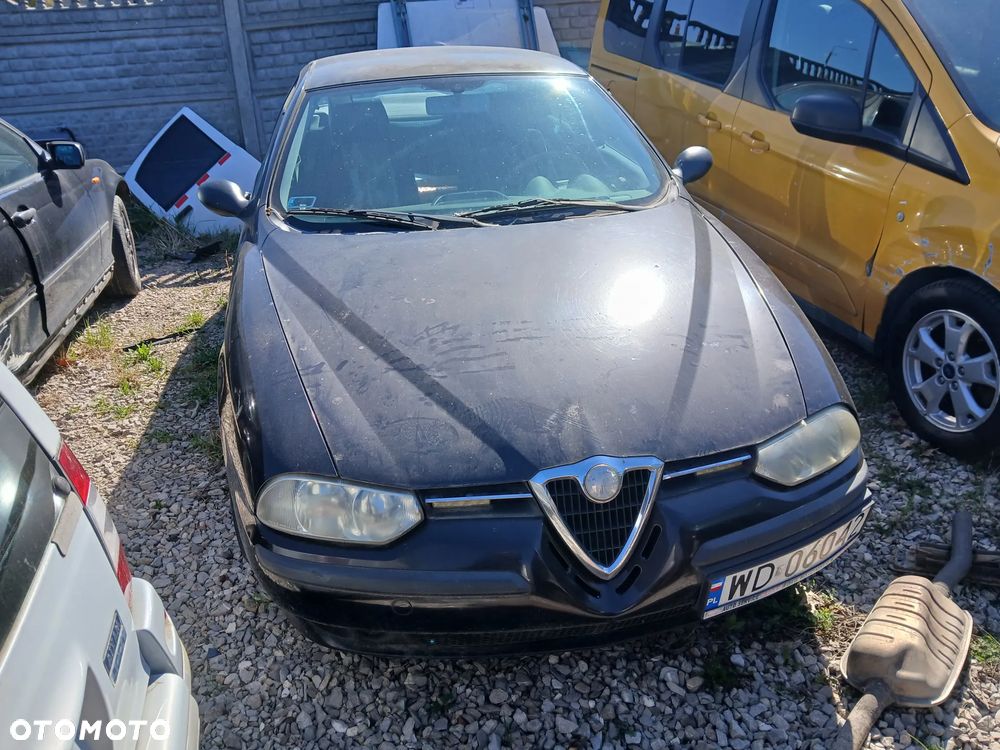 alfa romeo 156 606 maska zderzak lampa grill błotnik drzwi zbiornik paliwa szyba lusterko klamka