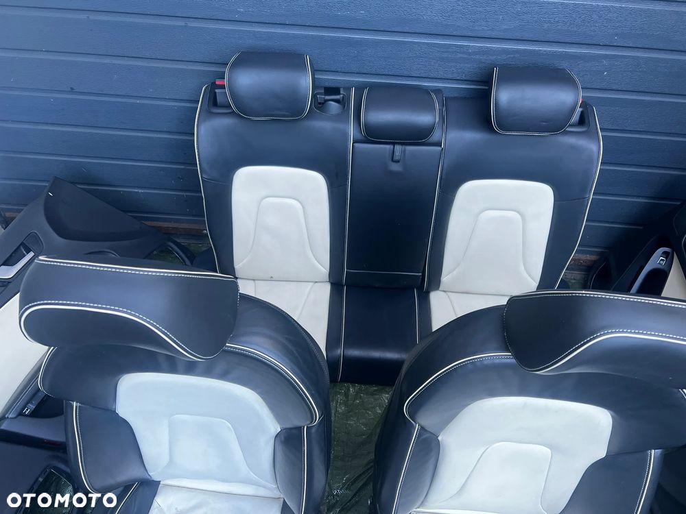 FOTELE BOCZKI AUDI A4 B8  SKÓRA GRZANE - 2