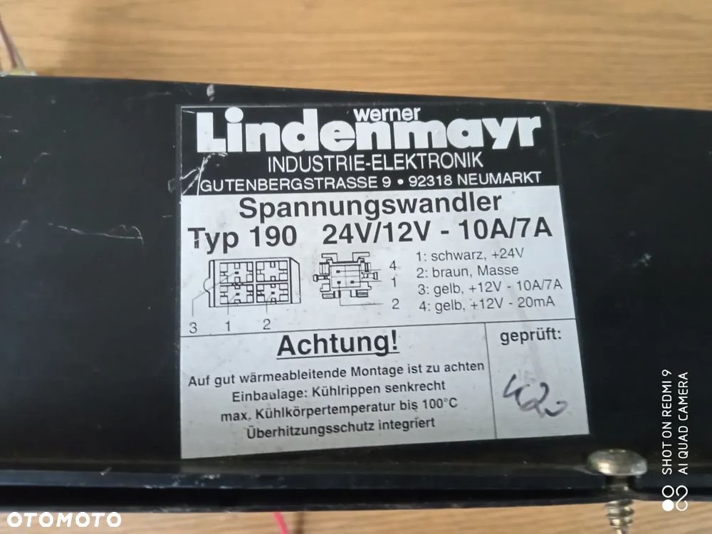 przetwornice napięcia 12V-24V MAN SCANIA RENAULT - 4