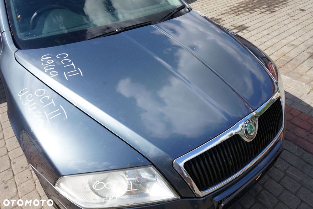 MASKA ZDERZAK BŁOTNIKI LAMPY OCTAVIA II 1Z5 9901 LV7F  SKODA 2004-2008 SZARY PRZÓD KOMPLETNY - 3