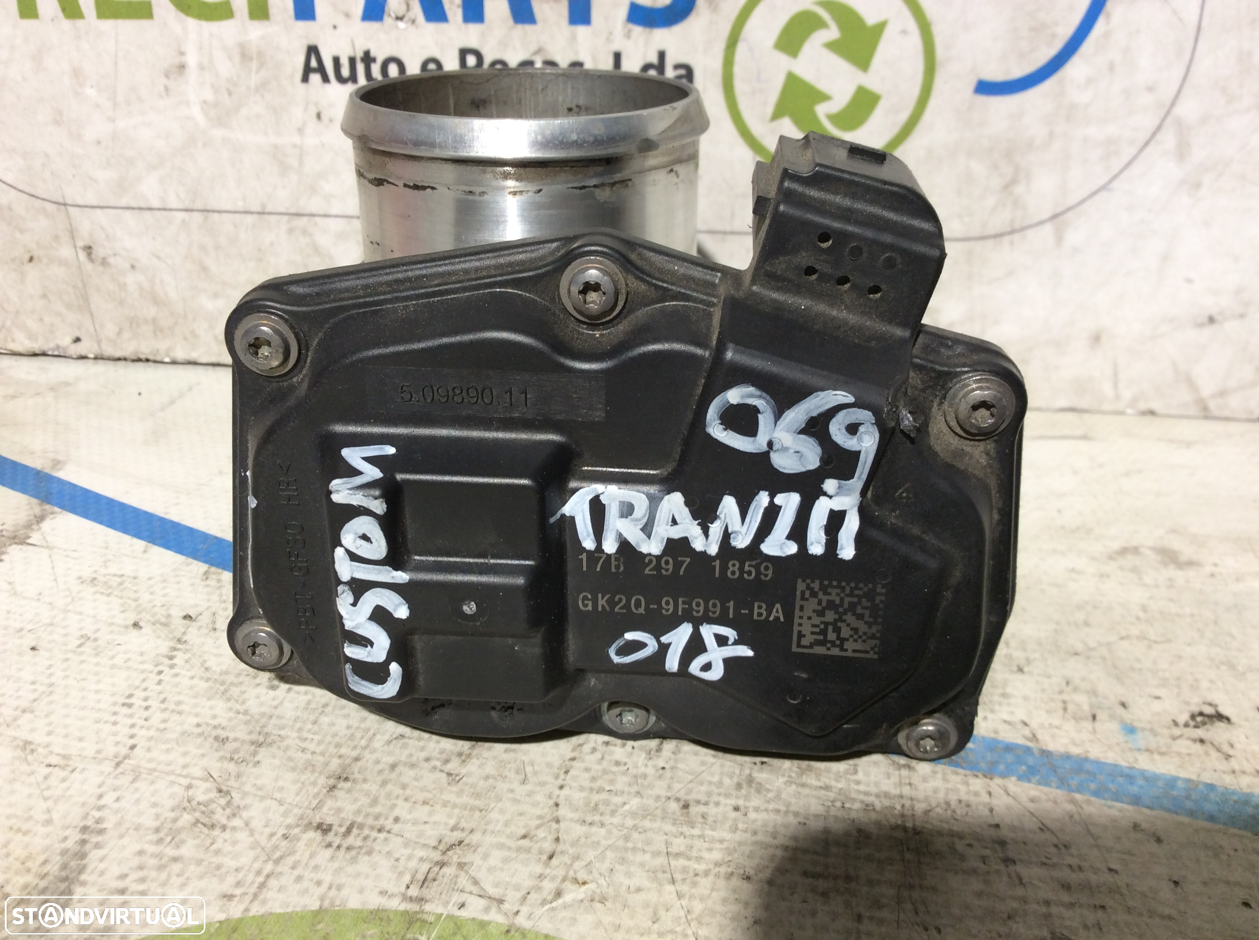 Corpo de borboleta Ford Transit Custom 2018 Ref. 17B2971859 - 2