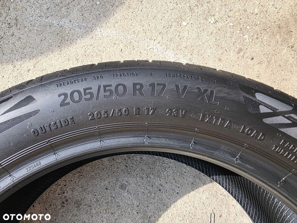 Opony letnie klasy premium CONTINENTAL 205/50/17 ok. 5,5 mm 2023 r - 8