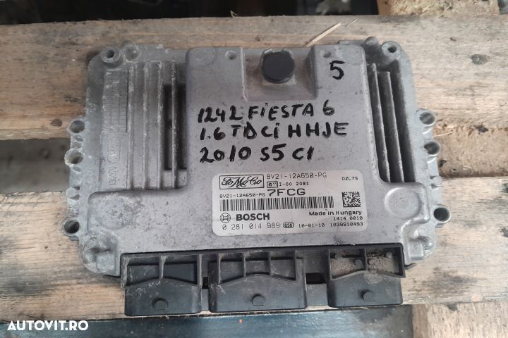 Calculator motor ECU 8V21-12A650-PG / 0281014989 8V21-12A650-PG / 028 - 1