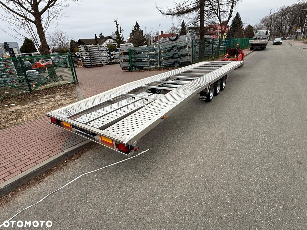 Gala BBG Laweta Gala Taurus 8535AL raz łamana 8,5x2,05m ALUMINIOWA 3 osie DMC 3500kg koła 195r13c super lekka dostawa MOTOMUS - 5