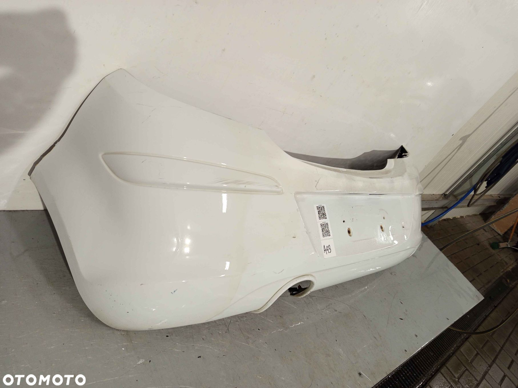 + ZDERZAK TYŁ TYLNY DO OPEL CORSA D Y474 Z40R BIAŁY - 2