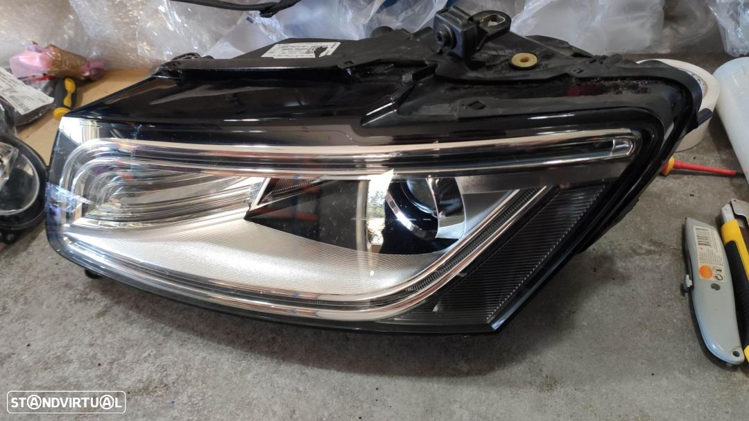farol esquerdo bi-xenon led direcional Audi Q5 facelift - 2