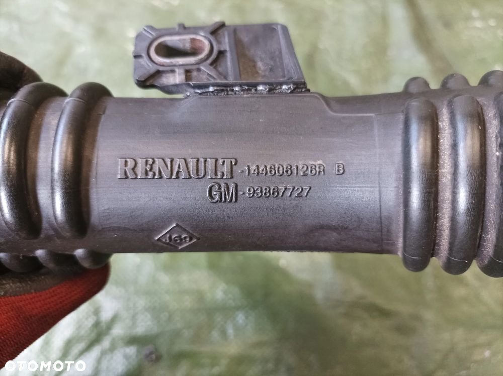 Renault Trafic III Vivaro B 1,6 DCI rura przewód powoetrza intercoolera 93867727 144606126R - 4
