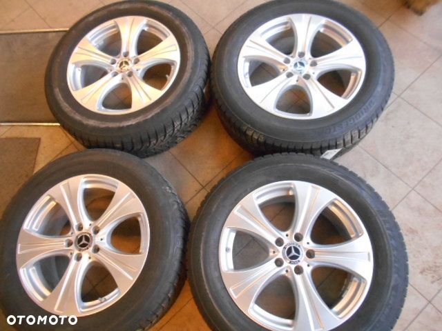 koła mercedes glc 18 8j et38 z oponami 235/60r18 bridgestone blizzak lm80 evo 6,5mm a2534010800 - 1