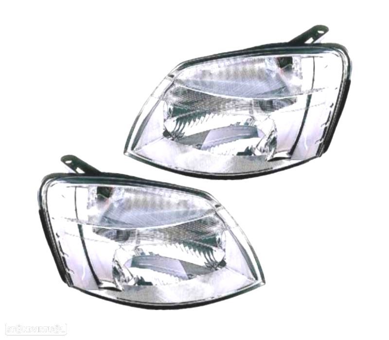 FARÓIS ÓPTICAS PARA CITROEN BERLINGO II PEUGEOT PARTNER II - 1