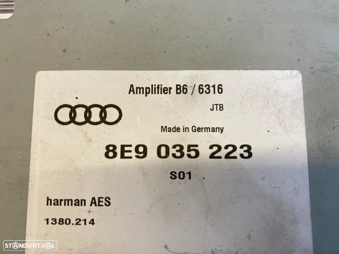 Amplificador Som Audi A4 B6 B7 (2004-08) 8e9035223 - 4