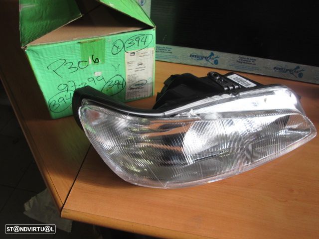 Farol 086648 PEUGEOT 306 1997 DRT H7+H7 VALEO - 2
