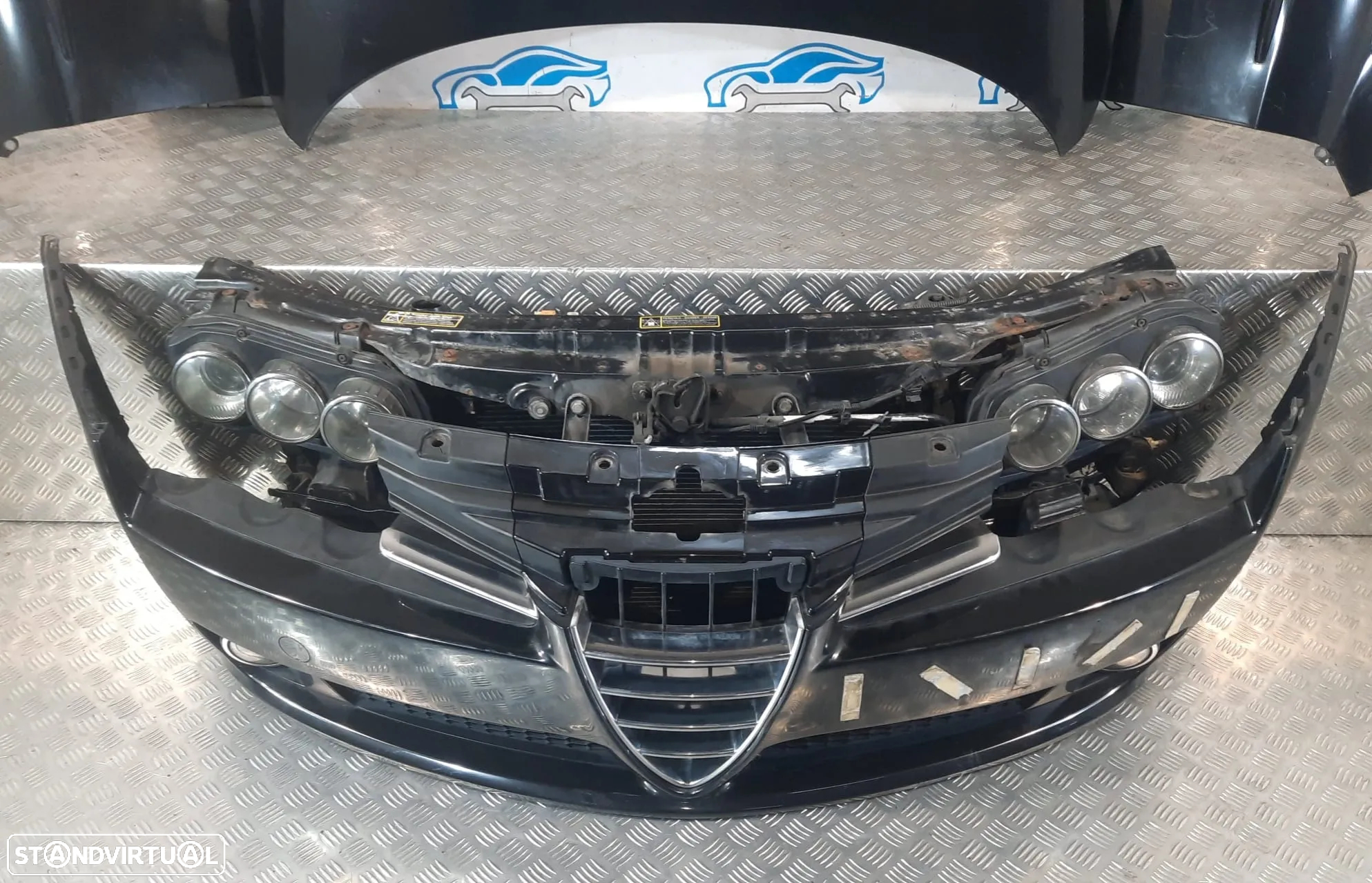 .FRENTE COMPLETA ALFA ROMEO 159 TI BRERA SPIDER 939 CAPOT PARACHOQUES GUARDA-LAMAS OTICAS XENON RADIADOR VENTILADOR FRENTE FIBRA REFORÇO - 8